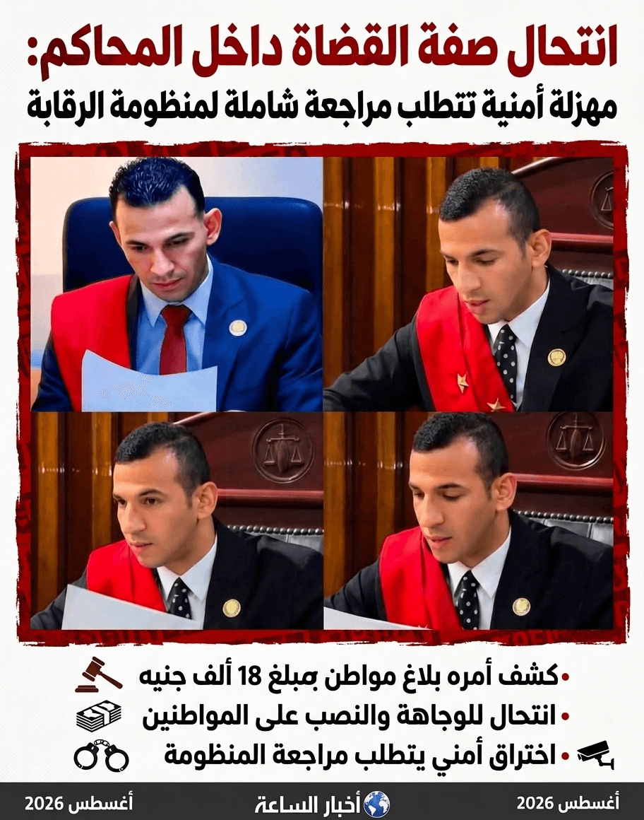 انتحال صفة القضاة داخل المحاكم: مهزلة أمنية تتطلب مراجعة شاملة لمنظومة الرقابة